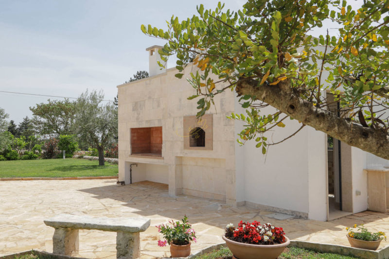 forno legna barbeque giardino trulli greta casa vacanze puglia